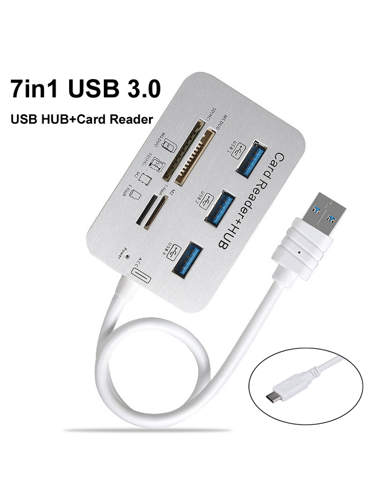 7in1 3 Ports USB TYPE C 3.0 HU - Usb Hub Type C review and price