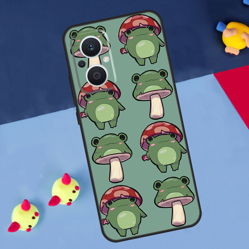 Kawaii Frog Mushroom Case For  - Oppo Reno 12 review and price